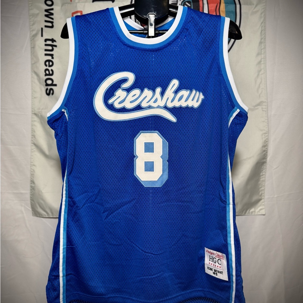 NWT Kobe Bryant #8 LA Crenshaw Blue Basketball Jersey